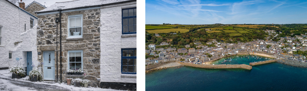 Mousehole - Gulls Nest - and Mousehole harbour