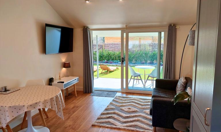 Open plan living area