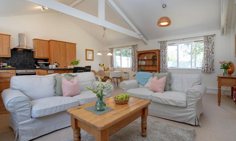 Open plan living space