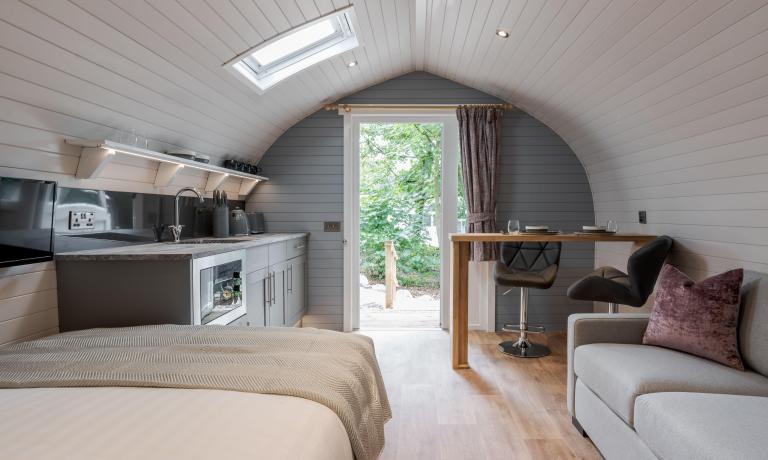 Open Plan Living & Sleeping Space